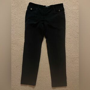 Dolce & Gabbana Thin Corduroy Black Pants